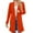 Orange, variant on WEIYLL Women's Cardigans Long Solid Color Soft Button Bodycon Cotton Orange Going Out Fall Tops ,2XL