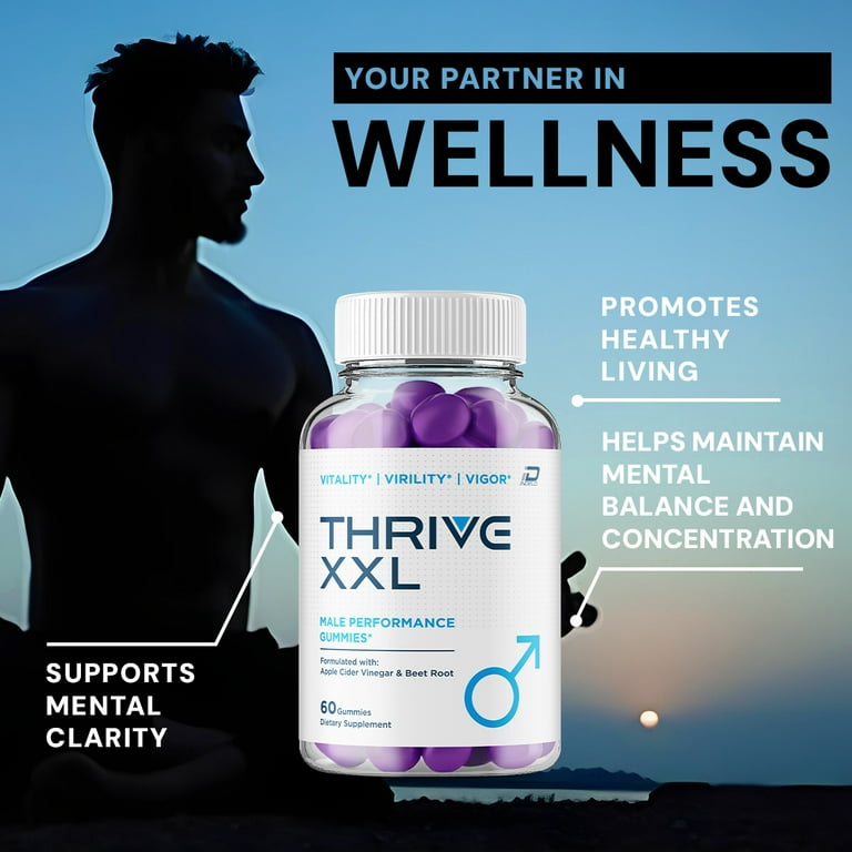 Thrive XXL Gummies for Men – ThriveXXL Gummy Natural Blend