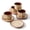 Brown Yellow, variant on Stoneware Coffee Cups with Saucers, 6 Oz Cappuccino Cups Set of 4,Brown Green