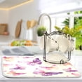 thumbnail image 5 of Kitchen Drying Mat 16x18In Drying Dish Mat Dish Drying Mats Kitchen Countertop Multi-Function Drain Drying Mat Kitchen Table Beautiful Purple Butterfly, 5 of 8