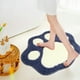 thumbnail image 3 of Fiudx Alfombrilla de Baño con Forma de Pata de Perro, Absorbente y Antideslizante, Ideal para La Entrada Del Baño, Secado Rápido, Fácil de Limpiar, 40 X 60 Cm., 3 of 5