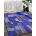thumbnail image 2 of Ahgly Company Indoor Square Patterned Medium Slate Blue Area Rugs, 3' Square, 2 of 6