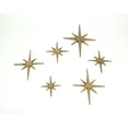 thumbnail image 3 of Zeckos Gold Cast Iron 8 Pointed Starburst Wall Hangings Set of 6, 3 of 4