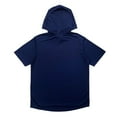 thumbnail image 3 of CHUOU Men's Summer Thin Short Sleeve Hoodie Light Sweatshirt Hooded Pullover Trendy Casual Fashion T Shirt, 3 of 3