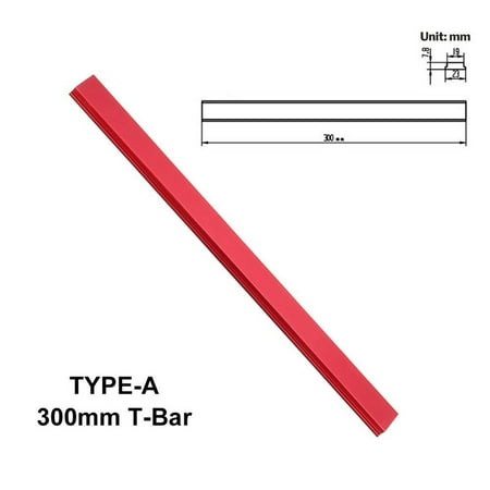 

QXKE 100-450mm Aluminium Alloy T-track/T-Bar Slider Miter Jig DIY Woodworking Tool
