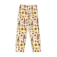 thumbnail image 5 of Goofa Gnomes Autumn Harvest Printed Soft Pajama Pants for Men, Wide Leg Comfy Casual Lounge Yoga Pants-Small, 5 of 9