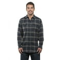 thumbnail image 2 of Burnside Men's Plaid Flannel Shirt - B8210, 2 of 5