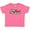 Hot Pink, variant on Inktastic Kickin' It Old School with Weathered Retro Stripe Boys or Girls Baby T-Shirt