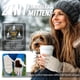 thumbnail image 3 of Guantes Mitones Térmicos de Invierno Sin Dedos FlexiGlide Beige, 3 of 7