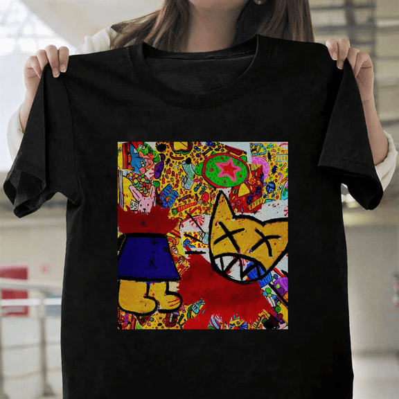 Stomach Book Funny Simple Retro Humor Graphic Anatomical Art Unisex T-Shirt, for men & women, up to size 5XL.