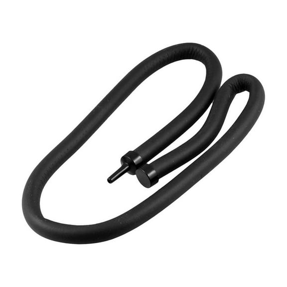 Fish Tank 24" Length Flexible Rubber Hose Air Curtain Bubble Tube Black
