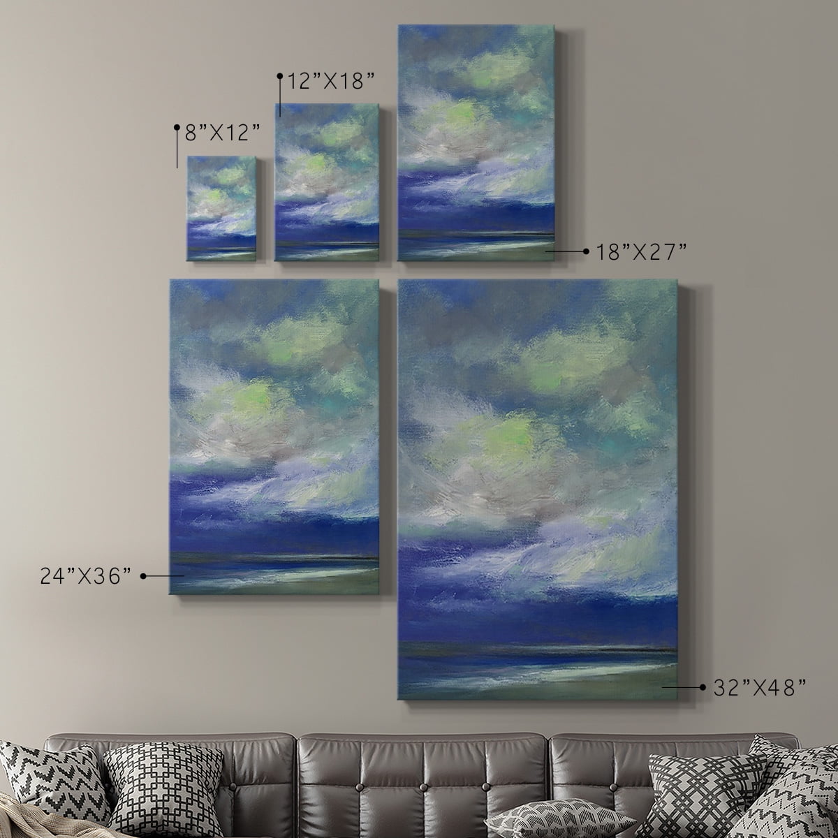 Island Dusk Premium Gallery Wrapped Canvas - Ready to Hang