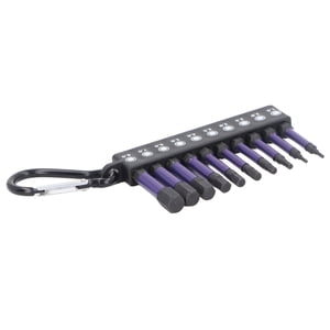 Screw Driver Bit Set, Screwdriver Bit Set 10Pcs Anti Slip Rustproof High Torsion H1.5-H8  for Electrical Maintenance