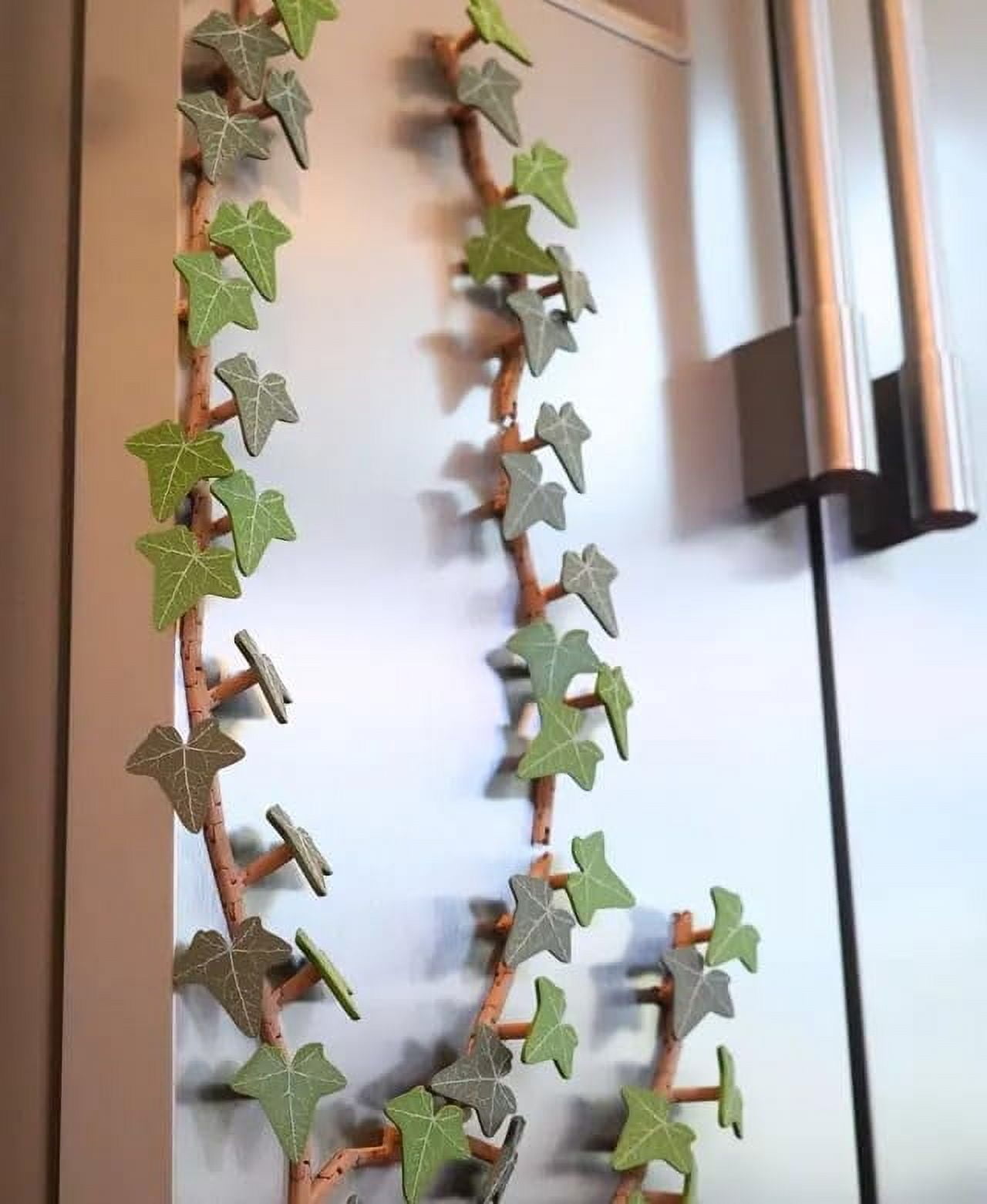 Ivy Fridge Magnet with Articulating Stems, Artificial Ivy Vines 3D Print Refrigerator Magnets