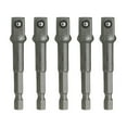 thumbnail image 2 of Juego de 5 adaptadores de extensión de dados, puntas de destornillador, adaptador de dado a taladro, vástago hexagonal de 1/4" para herramientas 375 mm, 2 of 8