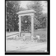 thumbnail image 2 of Historic Framed Print, Wells Fountain, Brattleboro, Vt., 17-7/8" x 21-7/8", 2 of 9