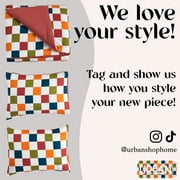Urban Shop Ombre Checkerboard 3 Piece Comforter Full
