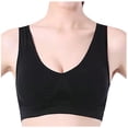 thumbnail image 6 of Women's Sports Bra 3-Pack Sports Bra Without Wire Free Support Yoga Running Vest Underwears Sport Bras for Women Multicolor 4XL, 6 of 8