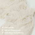 thumbnail image 3 of 2 Paquetes de Caminos de Mesa de Gasa Beige 35.4" x 118" para Bodas y Fiestas, (10 Pies), 3 of 6