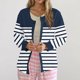 thumbnail image 1 of Puntoco Chaqueta Tipo Cárdigan Informal Con Botones Y Estampado Navideño Para Mujer, 1 of 5