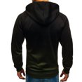 thumbnail image 4 of Fesfesfes Mens Fleece Jacket Fall Fashion Gradient Color Jacket Sweater Casual Jacket On Sale, 4 of 5