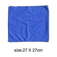 thumbnail image 3 of Moonsky 18Pcs Microfiber Cleaning Cloth No-Scratch Rag Car Polishing Detailing Towel for Auto Shops Mechanics And Car Wash, Blue, 27x27cm, 3 of 4