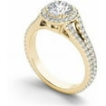 thumbnail image 2 of 1-1/2 Carat T.W. Diamond Single Halo Engagement Ring in 14kt Yellow Gold, 2 of 5