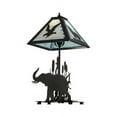 thumbnail image 3 of Meyda 150573 22 in. Wildlife on The Loose with Lighted Base Table Lamp, Black & Na, 3 of 4