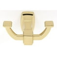 thumbnail image 4 of Alno Cube Series Double Robe Hook - Satin Nickel, 4 of 6