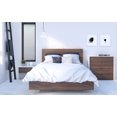 thumbnail image 2 of Nexera Celebri-T 4-Drawer Chest, White And Walnut, 2 of 5