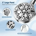 thumbnail image 5 of Doulami Shower Head Handheld Showerhead 10 Spray Modes High Pressure Shower Heads with 60" Stainless Steel Hose & Mount, 5 of 10