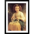thumbnail image 2 of Art.com A Young Girl Braids a Garland Crown of Flowers Art Print by William Adolphe Bouguereau, Black Frame Wall Art, 32" x 44", 2 of 5