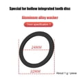 thumbnail image 1 of Arandelas de bielas de bicicleta de una pieza Juego de bielas de bicicleta Espaciador de rueda de cadena 1 mm Sywqhk Accesorios para bicicletas, 1 of 5