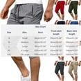 thumbnail image 3 of CQONEPT Mens Sweatpants with Pockets Summer Capris Joggers Loose Fit Athletic Running Trousers with Pockets Black 2XL, 3 of 7