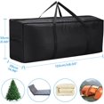 thumbnail image 2 of Extra Large Patio Cushion Storage Bag For Outdoor, Durable Material Sturdy Handles Foldable Storage For Garden Furniture Protection, 2 of 5