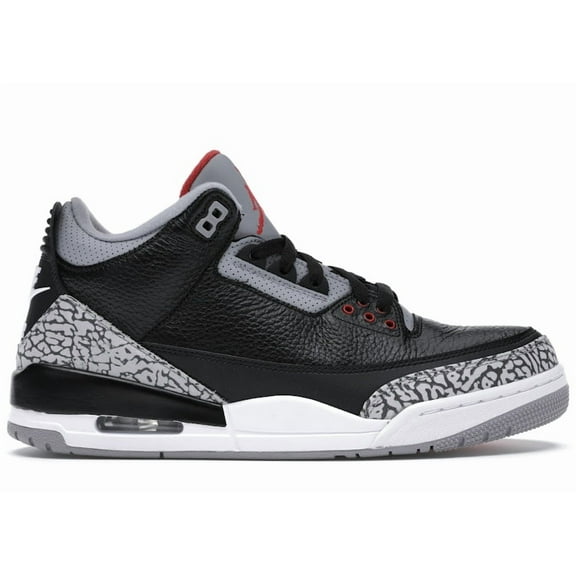 Jordan Men's 3 Retro Black Cement (2018) Basketball Shoes, from StockX