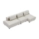 thumbnail image 4 of Sofá de casa de muñecas con almohada, moderno, clásico, artificial, juego de rol, minimuebles S 1 fila blanca, 4 of 9