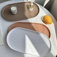 thumbnail image 3 of PP Oval Tray Cake Dessert Utensil Tray Ins Korean Dumpling Plate Jewelry Storage Plate Restaurant Insulation Pad Fruit Plate, 3 of 8