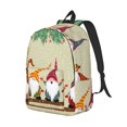 thumbnail image 2 of Yiaed Christmas Card With Gnomes Print Backpack, Premium Laptop Backpack, Travel Backpack for Women, Lightweight Backpacks, Comfortable Back Pack-Small, 2 of 5