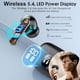 thumbnail image 4 of Auriculares inalámbricos, auriculares Bluetooth 5.4 con graves estéreo, auriculares con reducción de ruido, tiempo de reproducción de 120 horas, USB-C impermeable IPX7, auriculares con pantalla LED de, 4 of 5