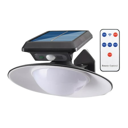 

Xewsqmlo 2pcs 10W Landscape Light Induction Wall Lamp Round Remote Control for Patio Path Yard