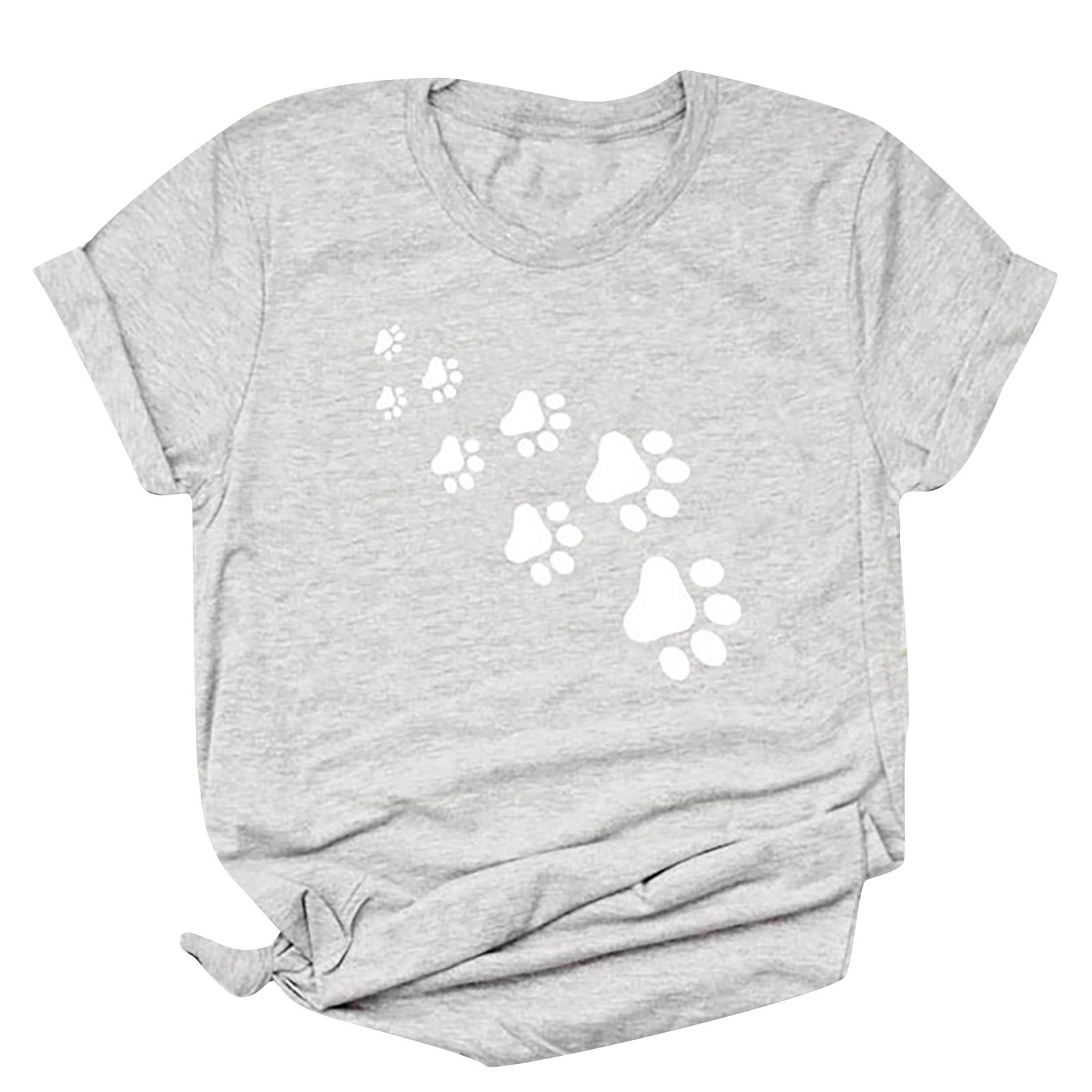 Dog paw t shirt deals