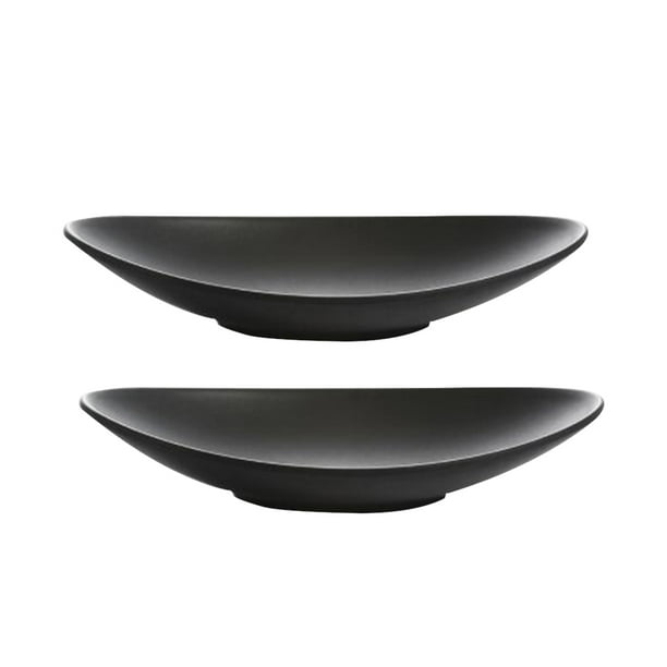 Plates Sushi Serving Black Plate Dessert Melamineparty Appetizer