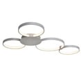 thumbnail image 5 of VONN Capella 43" Aluminum ETL Certified Integrated LED Ceiling Fixture in Silver, 5 of 10
