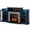 Brown, variant on Canddidliike Fireplace&nbsp;TV Stand with 16-Color Led Lights for TVs up to 65 Inch-White, Cabinet Media Console with Storage for Living Room Bedroom
