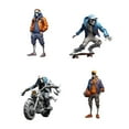 thumbnail image 3 of Figuras de esqueleto Naiovety modernas y acrílicas decoración de Halloween baloncesto Type3 NO3, 3 of 6