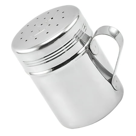 ACDANC Stainless Steel Shaker with Lid for Sugar Cinnamon Pepper Salt Seasonings Can Container Tins for Home Cafe Restaurant
