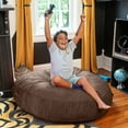 thumbnail image 5 of Jaxx Cocoon 4 Foot Bean Bag Chair and Crash Pad, Chocolate, 5 of 7