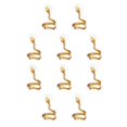 thumbnail image 3 of Qarigey Anillos de tamaño ajustable Modelado de animales Estilo de tendencia Anillo de amistad abierto Accesorios Suministro de joyería de Oro 10piezas, 3 of 6