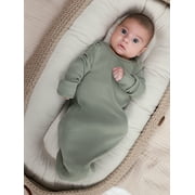 Gerber Baby Neutral Long Sleeve Gowns, 3-Pack, Sizes Newborn - 0/3 Months